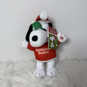 Peanuts Snoopy Animated Christmas " MISTLETOE TESTER " Plays Linus & Lucy Song